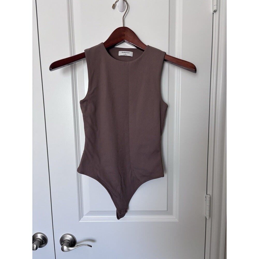 Aritzia Babaton Sleeveless Bodysuit Minimalist Capsule Size Small
